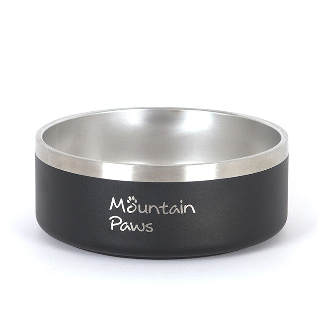 Mountain Paws Μπολ από Ανοξείδωτο Χάλυβα για Σκύλο