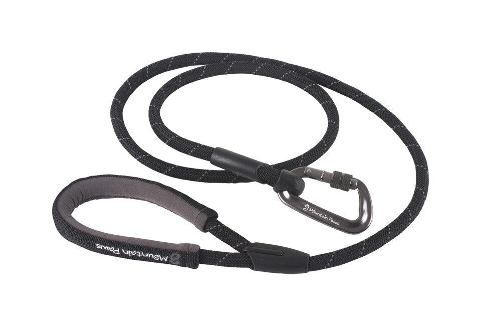 Mountain Paws Rope Lead Σχοινί Οδήγησης, Μαύρο
