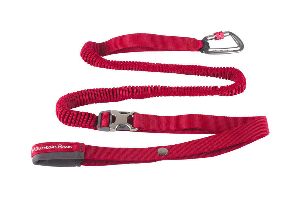 Mountain Paws Κόκκινο Ελαστικό Λουρί Shock Absorber