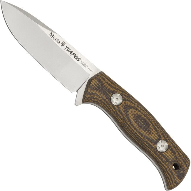 MUELA Tuareg Μαχαίρι με Σταθερή Λάμα Micarta, Καφέ