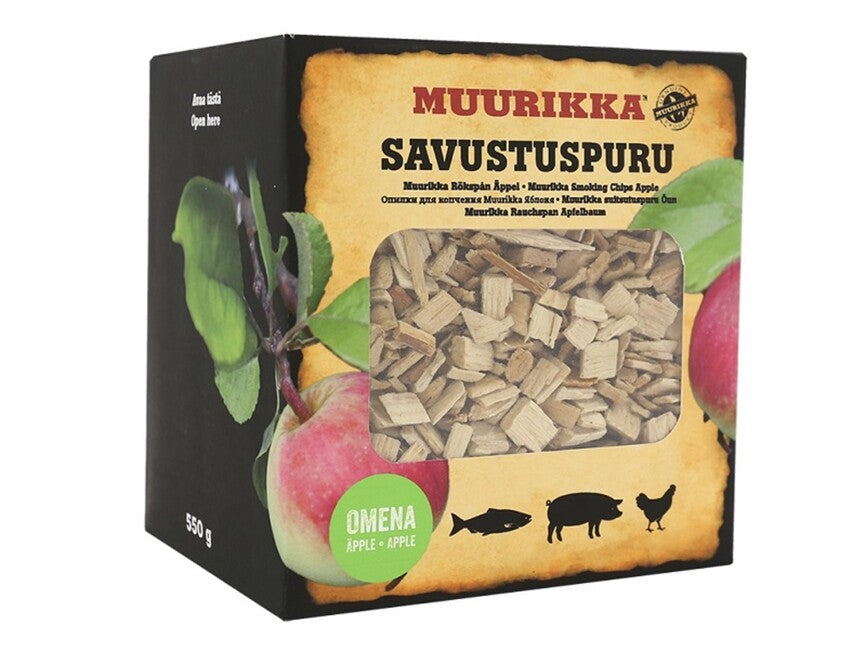 Muurikka Τσιπ Καπνιστά με Μήλο, 550g