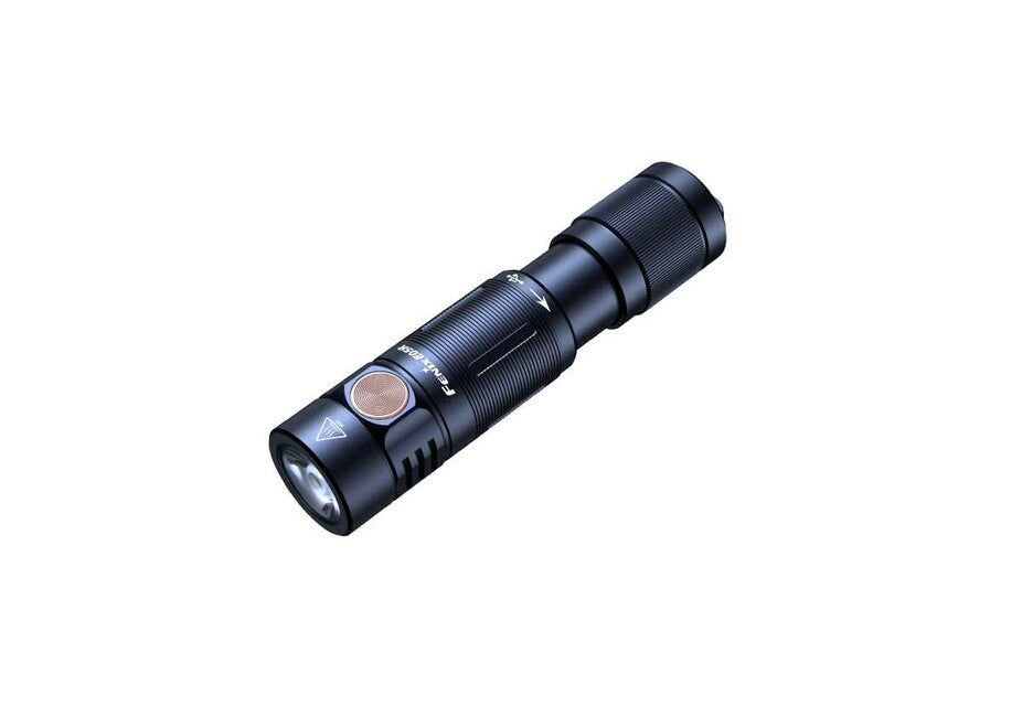 Fenix E05R φακός κεφαλής επαναφορτιζόμενος μαύρο