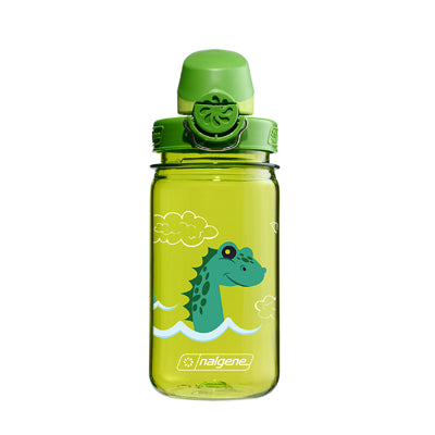 Nalgene Grip-n-Gulp Sustain Μπουκάλι Νερού Παιδικό, green nessie, 0,35 L