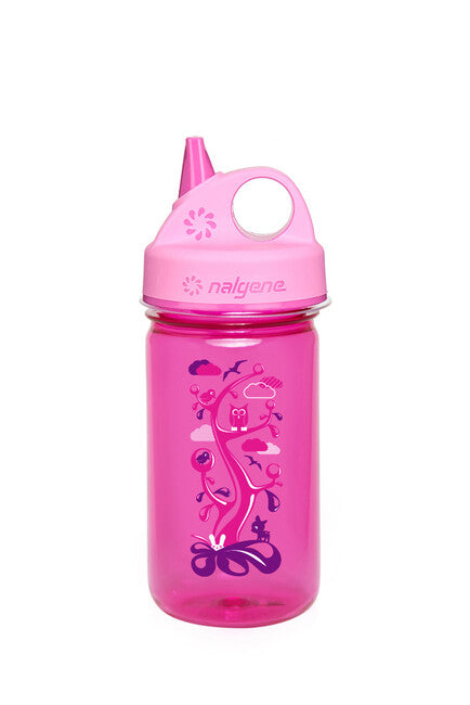 Nalgene Grip-n-Gulp Παιδικό Μπουκάλι 0,35 l, ροζ Woodland