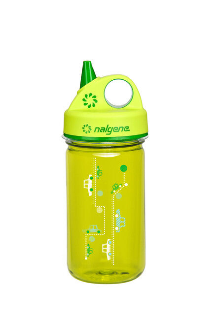 Nalgene Grip-n-Gulp Kidsbottle Μπουκάλι 0,35 l, πράσινο Αυτοκίνητα