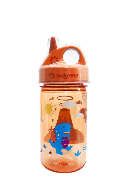 Nalgene Grip-n-Gulp Sustain Παιδικό Μπουκάλι 0,35 l, Πορτοκαλί Ηφαίστειο