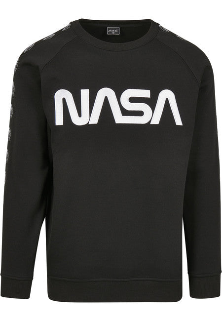 Urban Classics NASA Wormlogo Rocket φούτερ ανδρικό, μαύρο