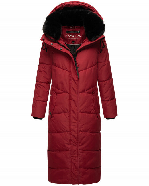 Navahoo HINGUCKER zimska jakna s kapuco ženski, dark red