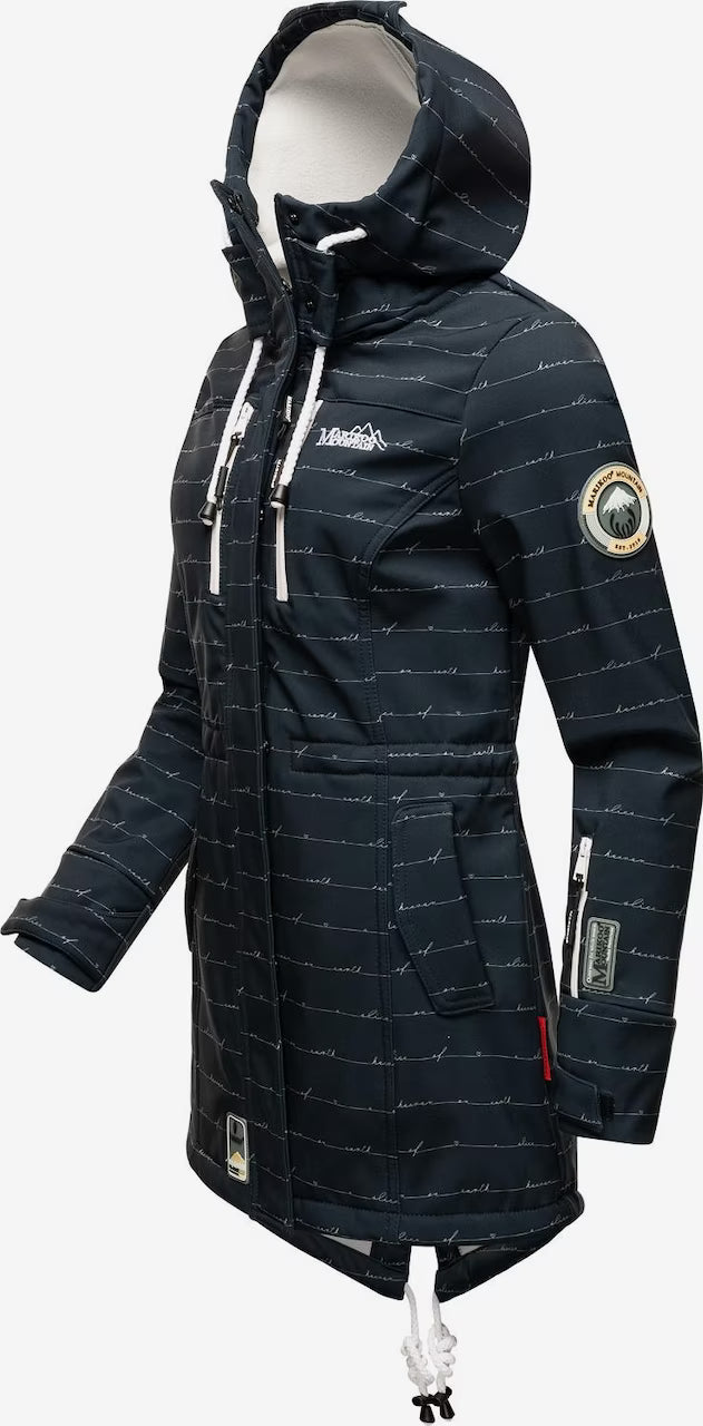 Marikoo ZIMTZICKE P Χειμερινό Softshell Μπουφάν γυναικείο με Κουκούλα