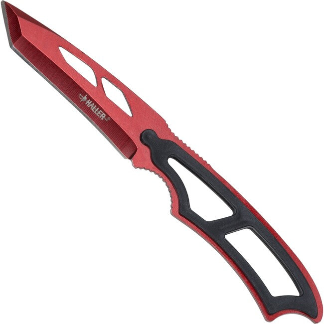 Haller NeckKnife Μαχαίρι Σταθερής Λάμας με Κόκκινη Eloxierte Λάμα