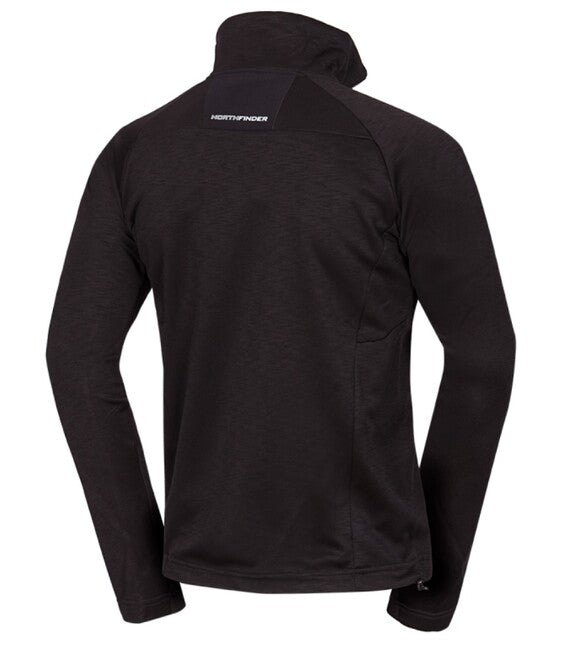 NORTHFINDER NORTHPOL functional sweatshirt, black
