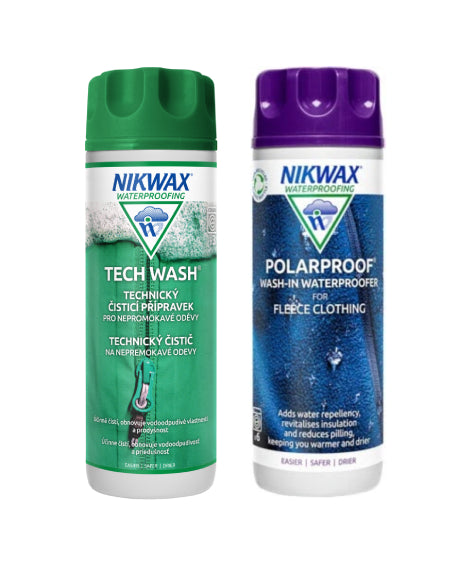 Nikwax Twin Tech Wash / Polar Proof σετ 2 τεμαχίων προϊόντων 300ml