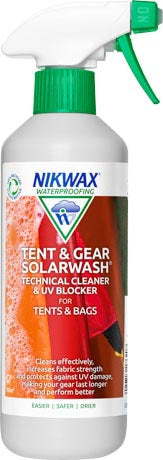 Nikwax Tent & Gear Solar Wash Spray-On καθαριστικό μέσο για σκηνές και εξοπλισμό εξωτερικού χώρου σε σπρέι, 2.5l
