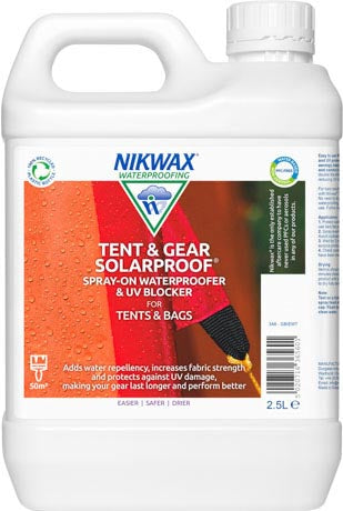 Nikwax Tent & Gear Solar Proof Αδιαβροχοποιητικό για Σκηνές και Εξοπλισμό Εξωτερικού Χώρου, 2.5l