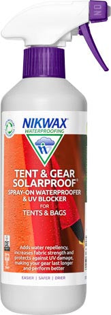 Nikwax Tent & Gear Solar Proof αδιάβροχο επάλειψης για σκηνές και εξοπλισμό εξωτερικού χώρου 500ml