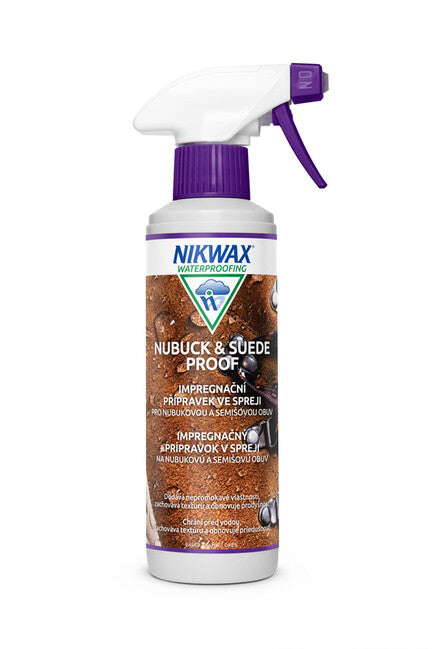 Nikwax Nubuck & Suede Proof Spray αδιαβροχοποιητικό σπρέι για nubuck και σουέτ, 300ml
