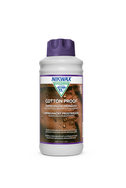 Nikwax Cotton Proof V13.1 αδιαβροχοποιητικό για βαμβάκι και λινό, 1L