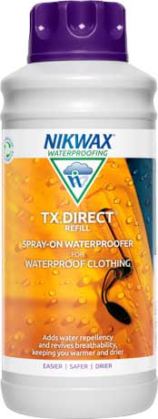 Nikwax TX.Direct Spray-On Εμποτιστικό Σπρέι για Αδιάβροχα Ρούχα, 1l