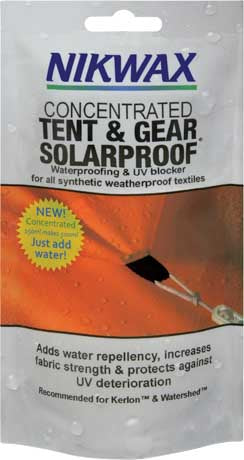 Nikwax Tent & Gear Solar Proof Concentrate συμπυκνωμένο προστατευτικό υγρό για σκηνές και εξοπλισμό εξωτερικού χώρου, 125ml