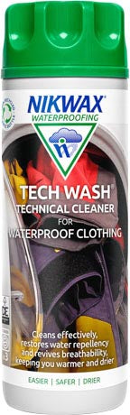 Nikwax Tech Wash Απορρυπαντικό για Outdoor Ενδύματα και Συνθετικούς Υπνόσακους, 300ml