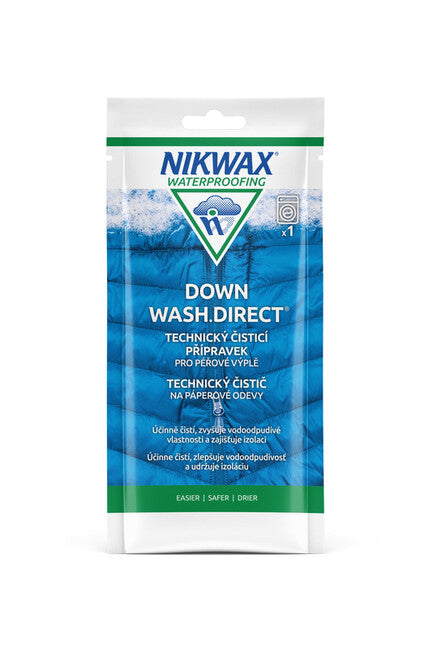 Nikwax Down Wash Απορρυπαντικό Πλυσίματος για Αδιάβροχο και Κανονικό Πούπουλο Direct Sachet Wash.Direct, 100ml