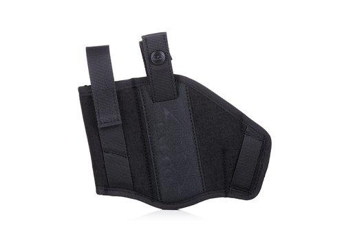 Falco Θήκη Ζώνης για Όπλο με Θήκη Περιοδικού Glock 17, Μαύρο, Δεξιά