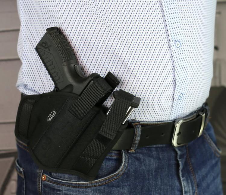 Falco CZ P07 Θήκη Ζώνης Όπλου με Γεμιστήρα, μαύρο δεξί