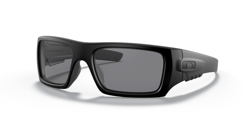 Oakley Det Cord Γυαλιά Βαλλιστικής Προστασίας με Σκούρο Γκρι Φακό, Ματ Μαύρο