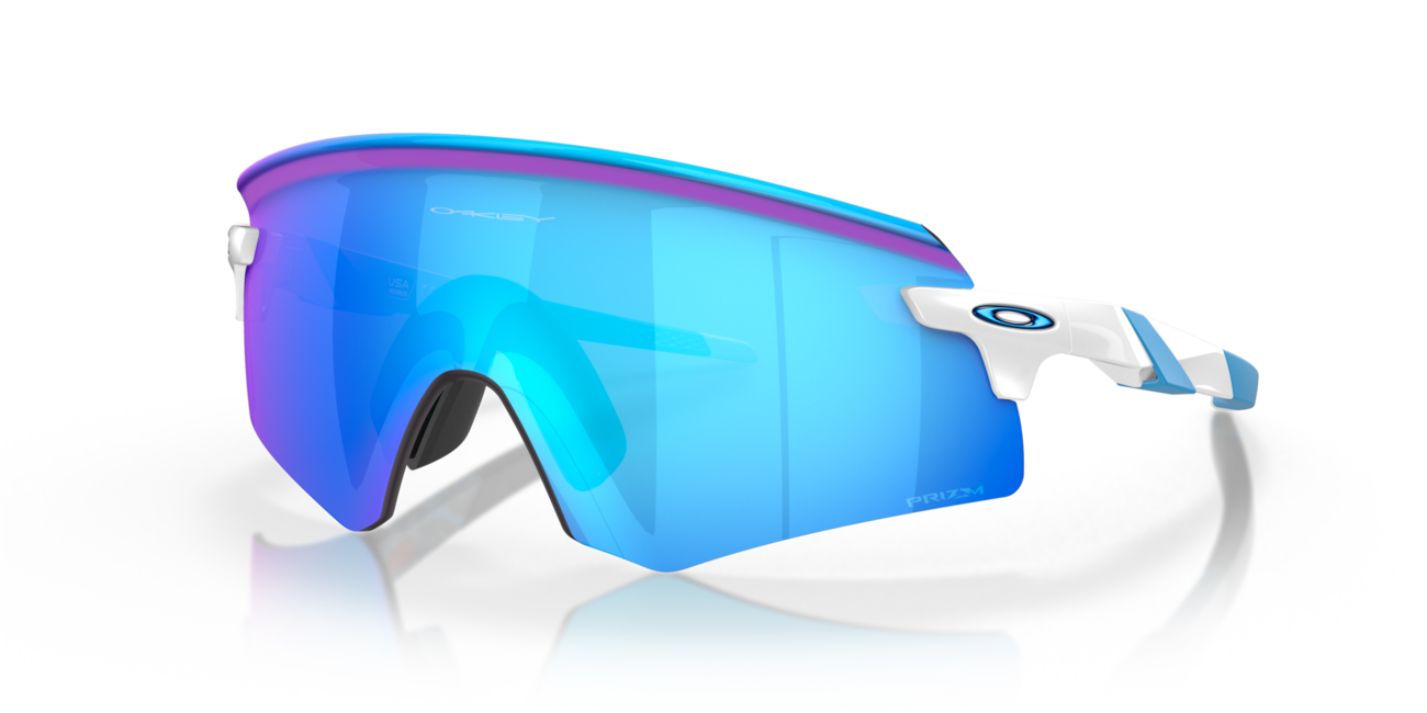 Oakley ENCODER Γυαλιά Ηλίου με Σκελετό Polished White και Φακούς Prizm Sapphire