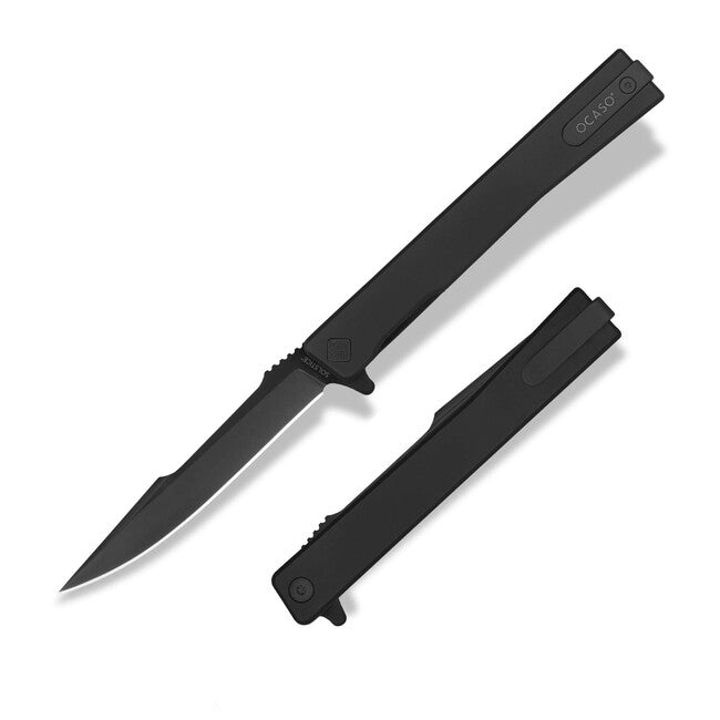OCASO Solstice Titanium Μαχαίρι Αναδιπλούμενο Harpoon +, Μαύρο