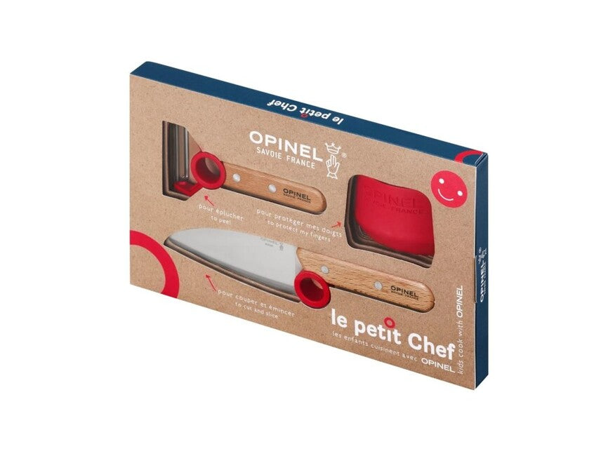 Opinel Le Petit Chef Σετ Μαγειρικής για Παιδιά, Κόκκινο