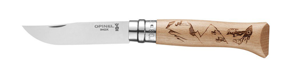 OPINEL N°08 Μαχαίρι Αναδιπλούμενο Gravure Sport Rando, 19 cm
