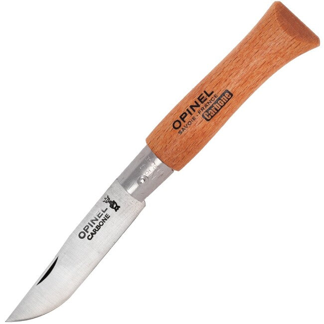 Opinel N°04 Αναδιπλούμενο Μαχαίρι Carbon Beech, Καφέ