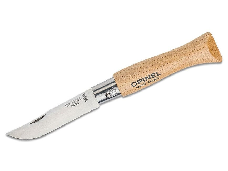 Opinel N°05 Inox Μαχαίρι Πτυσσόμενο, Καφέ