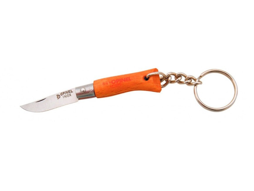 Opinel N°02 Διπλώνοντας Μαχαίρι Κλειδιών Inox, Πορτοκαλί