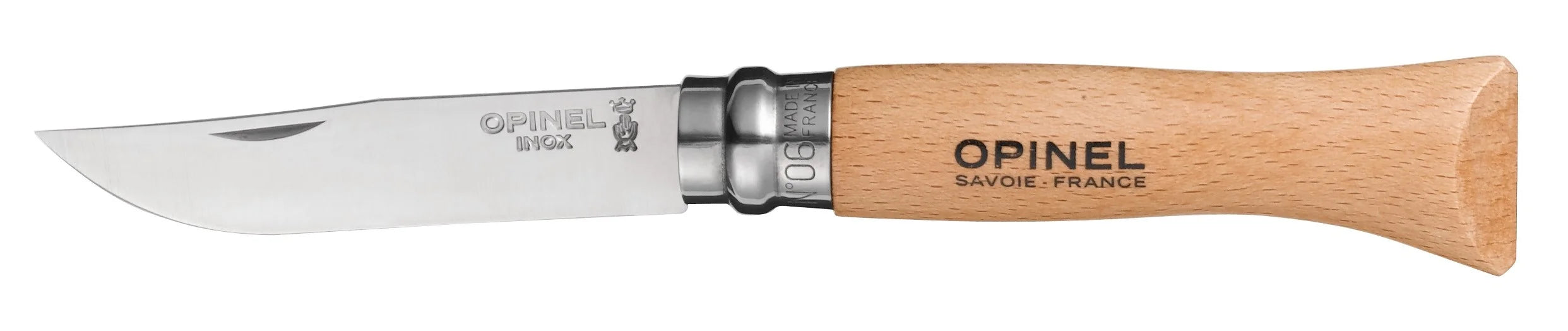 Opinel VRI N°06 Πτυσσόμενο Μαχαίρι Inox, Καφέ