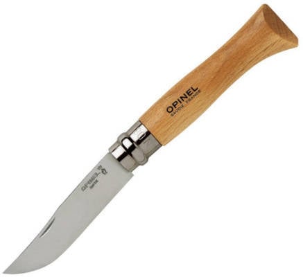 Opinel VRI N°07 Φακός Κλειστής Μορφής Inox, Καφέ