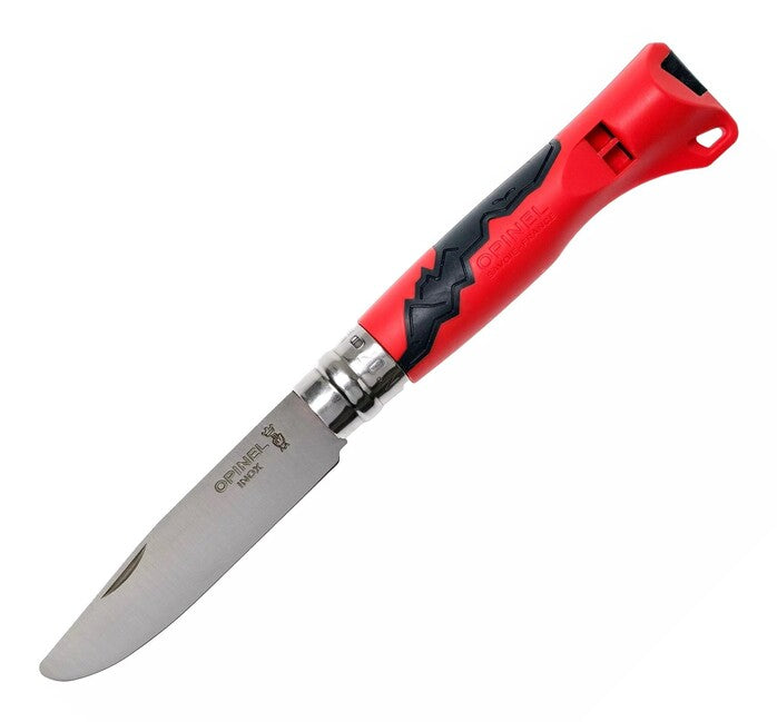 Opinel VRI N°07 Inox Outdoor Junior Σπαθί Κλειόμενο, Κόκκινο