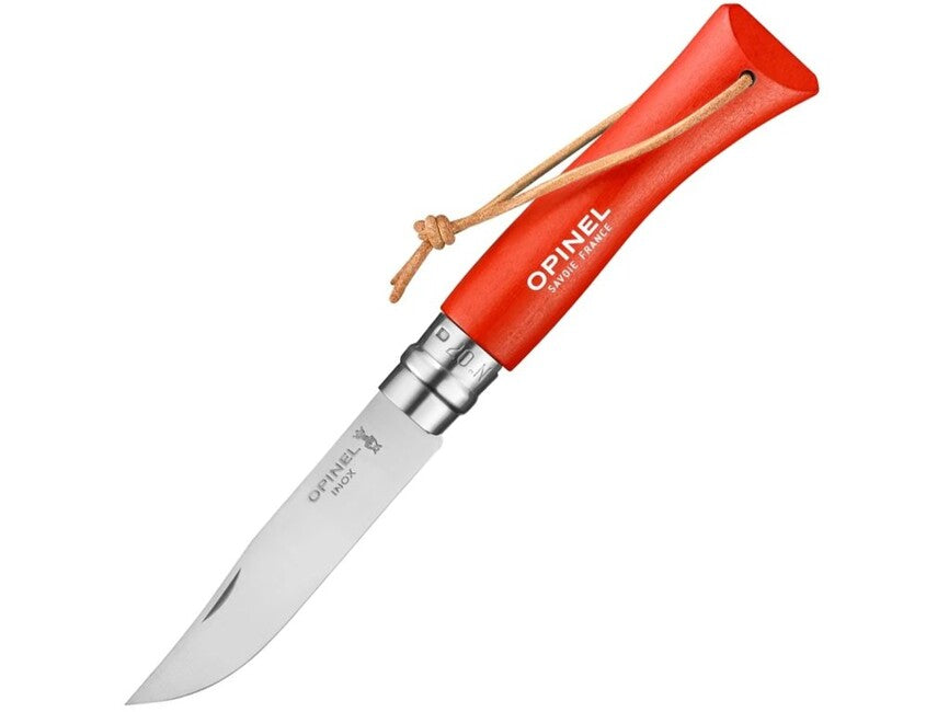 Opinel VRI N°07 Inox Μαχαίρι Τρεκ Πτυσσόμενο, Πορτοκαλί