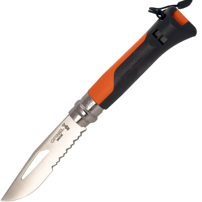 Opinel VRI N°08 Αναδιπλούμενο Μαχαίρι Inox Outdoor, πορτοκαλί