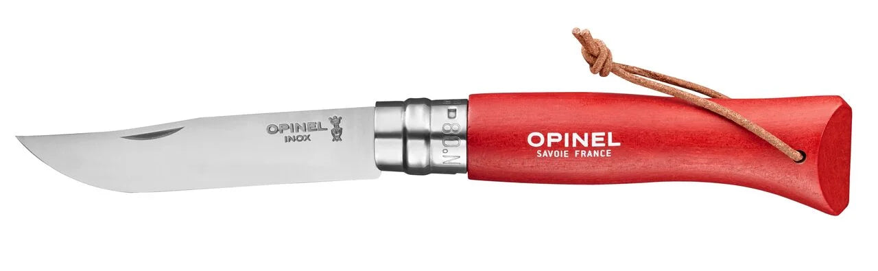 Opinel VRI N°08 Inox Trekking Αναδιπλούμενο Μαχαίρι, κόκκινο