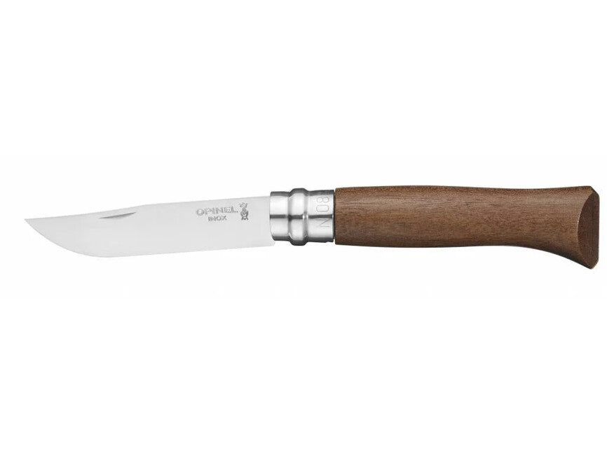 Opinel VRI N°08 Αναδιπλούμενο Μαχαίρι Inox, καρυδί