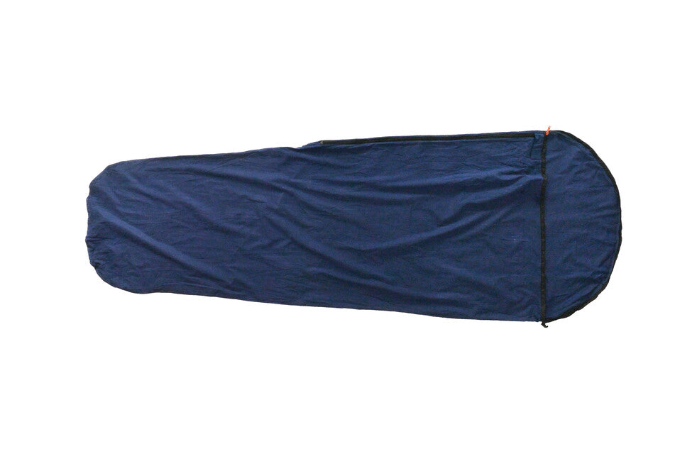 Origin Outdoors Βαμβακερή Εσωτερική Επένδυση Υπνόσακου Σχήματος Μούμιας, Μπλε Βασιλικό