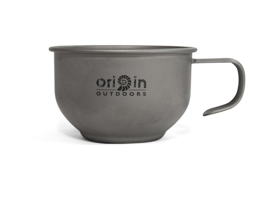 Origin Outdoors Τιτάνιο Ταξιδιωτικό Φλιτζάνι Καφέ 180 ml