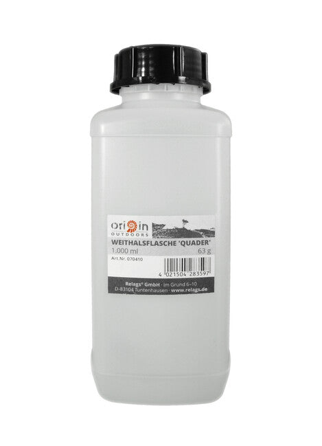 Origin Outdoors Cuboid Μπουκάλι με Ευρύ Στόμιο 50 mm διάμετρος, 1000 ml