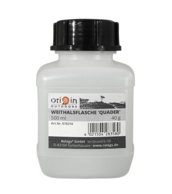 Origin Outdoors Cuboid Μπουκάλι με Φαρδύ Στόμιο, 500 ml, Διάμετρος Στομίου 50 mm