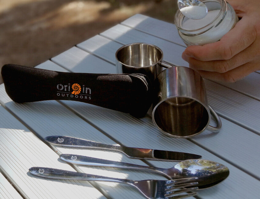 Origin Outdoors Σετ Δείπνου Μαχαιροπήρουνων Biwak