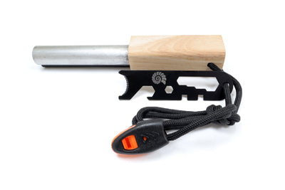 Origin Outdoors Firesteel Κροταλιστικός Σταθμός 2 σε 1, καφέ