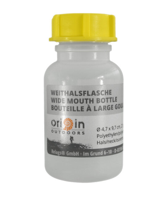 Origin Outdoors Φιάλη με Ευρύ Στόμιο 100 ml, Κυλινδρικό Στόμιο Διάμετρος 23 mm