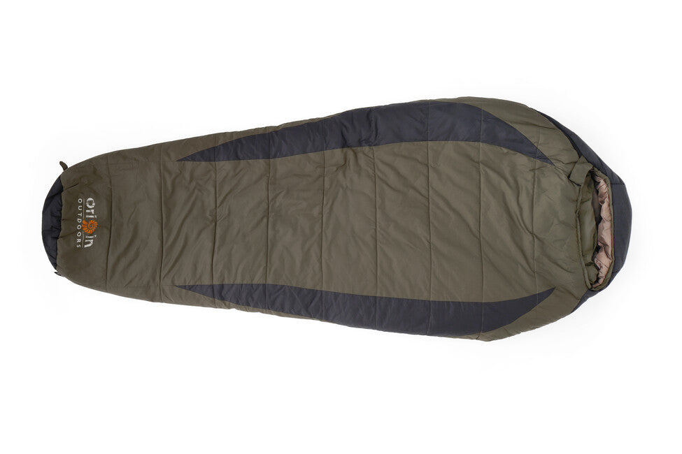 Origin Outdoors Frostfall Comfort Θερμικός Υπνόσακος Μούμια, λαδί-γκρι